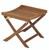 Whitecap - Teak Folding Foot Stool - WT60072
