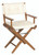 Whitecap - Director's Chair W/cream Cushion (60040 & 97243) - 61043