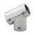 Whitecap - 60 Deg Tee Rail Fitting7/8in Right Hand Cp/zamac - S-1442C