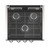 Lippert - Range Cooktop Match W/17in & 21in Range Oven Blk W/led Knobs (painted Slvr) + Wired Grill + Glass - 2021123926