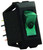 JR - Illuminated On/off Switch Green/black - 13695