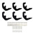 Westin Automotive - 19c Silverado/sierra 1500 Dbl/20c 2500/3500 Hd Crew Cab Black Running Board Mount Kit - 27-2255