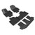 3D Mats - 21c Highlander Hybrid 2nd Row Bench Kagu Black 1st/2nd/3rd Row - L1TY27901509