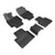 3D Mats - 23c Toyota Crown Kagu 1st/2nd Row Floorliner 5pc Black - L1TY30401509