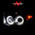 Anzo - 0205 Ram 1500/ 0305 Ram 2500/3500 Projector Headlights W/ Halo Black Clear Amb - 111490