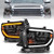 Anzo - 1421 Tundra Led Crystal Headlights W/switchback Black Housing W/drl - 111533