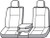 Covercraft Industries - 21c F150 All Cabs(ex Max Recline)seatsaver Front Row Seat Covers Grey - SS3498WFGY
