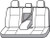 Covercraft Industries - 22c Grand Cherokee Polycotton Seatsaver Custom Second Row Seat Covers Tan - SS7576PCTN