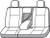 Covercraft Industries - 1522 Colorado/canyon Seat Saver 2nd Row Polycotton Charcoal - SS8442PCCH