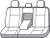 Covercraft Industries - 1616 Pilot Seat Saver 2nd Row Seat Cover - SS8451PCCH