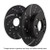EBC Brakes - 3gd Series Sport Slotted & Dimpled Rear Disc Brake Rotor Set - GD7626