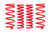 Eibach - 2324 Toyota 4unner 4.0l 4wd Pro Lift Kit  Set Of 4 Springs Red - E30-82-071-05-22
