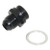 Fragola Performance Systems - #8 X 7/820 Male Adapterdual Feed Black - 491948-BL
