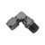 Fragola Performance Systems - #6 Female Swivel To 3/8 Mpt  90 Black - 499466-BL