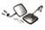 Kentrol - Fishbone Offroad - 195586 Jeep Wrangler Mirror Kit (pair) - 30417