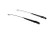 Kentrol - Fishbone Offroad - 8795 Wrangler Windshield Wiper Arms Pin Style Stainless Steel 2 Stage Gloss Powder Coat - 50545