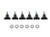 Kentrol - Fishbone Offroad - 0406 Wrangler 6 Hardtop Screws - 70007
