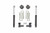 Maxtrac Suspension - 1520 F150 2wd Front/rear 5in Rear Lift Box Kit - 903250