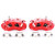 Powerstop - Red Powder Coated Performance Calipers - S4752