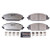Powerstop - Z36 Truck & Tow Carbon Fiberceramic Brake Pads With Hardware - Z36-2179