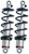 Ridetech Suspension - 6770 Mustang Single Adj. Rear Coilovers - 12106510