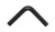 Vibrant Performance - 90 Degree Elbow 1.25in I.d. X 8.00in Leg Length Black - 2919