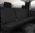 Fia - 15c F150/17c F250/f350 Super Cab Seat Protector Custom Rear Split Seat 60/40 Black - SP82-37 BLACK