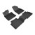 3D Mats - 1824 Camry Kagu Black 1st & 2nd Row Floor Liner - L1TY23701509