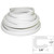 Taco Metals - Flex Trim Wht 1/2" X 19/32" X 25' - V30-1316W25-1