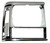 Sherman Parts - Rh Headlamp Door W/ Single Headlamp Chr/blk Cherokee/wagoneer 9196; Comanche P/u 91 92 - 075-95BR