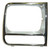 Sherman Parts - Rh Headlamp Door Gry/blk Cherokee/wagoneer 8490; Comanche P/u 8690 - 075-95R