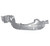 Sherman Parts - Lh Front Fender Inner Panel Fender Liner; W/1.8l Or 2.0l Engine Nissan Sentra 20002006 - 1626A-24-1
