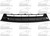 Sherman Parts - Front Bumper Grille 2.0l Honda Civic Cpe 1616; Civic Sdn 1618 - 2913A-99BG-0