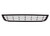 Sherman Parts - Capa Frt Bumper Grille Exc Gli; Sedan; Black Volkswagen Jetta 1114 - 9532B-99BGQ-0