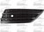 Sherman Parts - Rh Front Bumper Insert W/parking Sensors; Outer Grille Honda Pilot 1618 - HOPILO16B-95-2