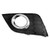 Sherman Parts - Lt Front Bumper Insert Fog Lamp Bezel; W/fog Lamps Nissan Sentra 20162018 - 1626BA-95-1