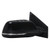 Sherman Parts - Rh Mirror Otr Rear View Pwr;htd;w/puddle Lamp;w/o Blis;w/signal Lamps;from 2811;ptm Mkx 1115 - 411A-300R