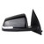 Sherman Parts - Rh Mirror Outside Rear View; Power; Htd; Pwr Fldg; W/bsd; W/signal Lamp; Ptm Acadia Limited 201717 - 615D-300R