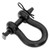 Smittybilt - 3/4in Quick Disconnect Dring Shackle; 4.5 Ton Rating; Black - 13049B