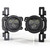 Morimoto Lighting - 18c Wrangler Jl/gladiator Jt 4banger Fog Light Kit (ncs/wide/white) - BAF078W