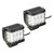 Metra Electronics - Heise - Dual Row Cube Lights  140degree Dual Zone 12 Led - DL-CL3