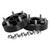 Spidertrax - 0714 Fj Cruiser/0123 Tacoma/0107 Sequoia 6 X 51/2in X 11/4in Thick Black Wheel Spacers(pair) - WHS007K
