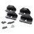 Zroadz - 2122 Bronco Side Step Sliders Mild Steel Black - Z745401-4BK