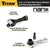Titan 1/4" Drive 90-Tooth Swivel and Ratcheting Bit Driver Nano Ratchets (2-Piece) - 11332