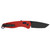 SOG Aegis AT Tanto 3.13" Folding Pocket Knife (Rescue Red & Indigo) - 11-41-08-41