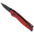 SOG Aegis AT Tanto 3.13" Folding Pocket Knife (Rescue Red & Indigo) - 11-41-08-41