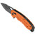 SOG Kiku XR LTE 7.5" Folding Pocket Knife (Blaze Orange) - 12-27-03-57