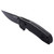 SOG SOG-TAC XR 3.39" Folding Pocket Knife (Blackout) - 12-38-01-41