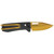 SOG Ultra XR 2.8" Folding Pocket Knife (Carbon & Gold) - 12-63-02-57