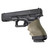Hogue HandAll Universal Grip Sleeve for Full Size Pistols (OD Green) - 17001